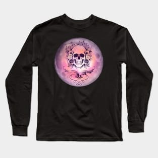 Skull Moon Long Sleeve T-Shirt